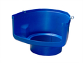 10 St. Bauschuttrutschen in blau    +  1 St. Einfüllvorrichtung in blau