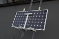 ESDA-Solarmodulpritsche aus Aluminium Größe B 86 x H 100 x T 30 cm